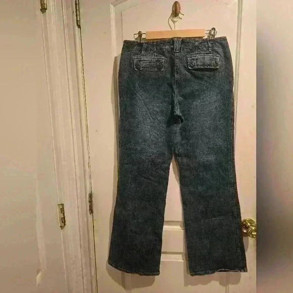 P7007 loft stretch medium wash straight leg jeans size 8 - Picture 6 of 8